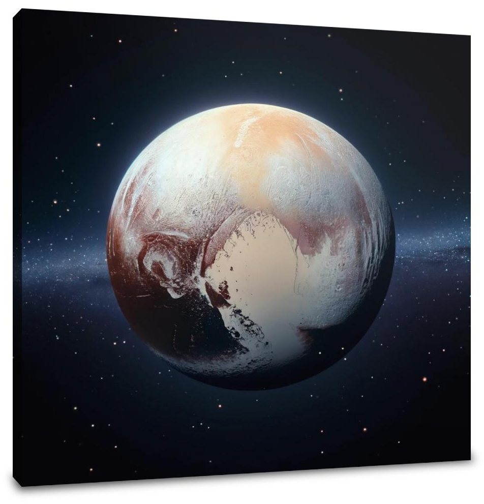 Pluto's Frozen Realm Canvas