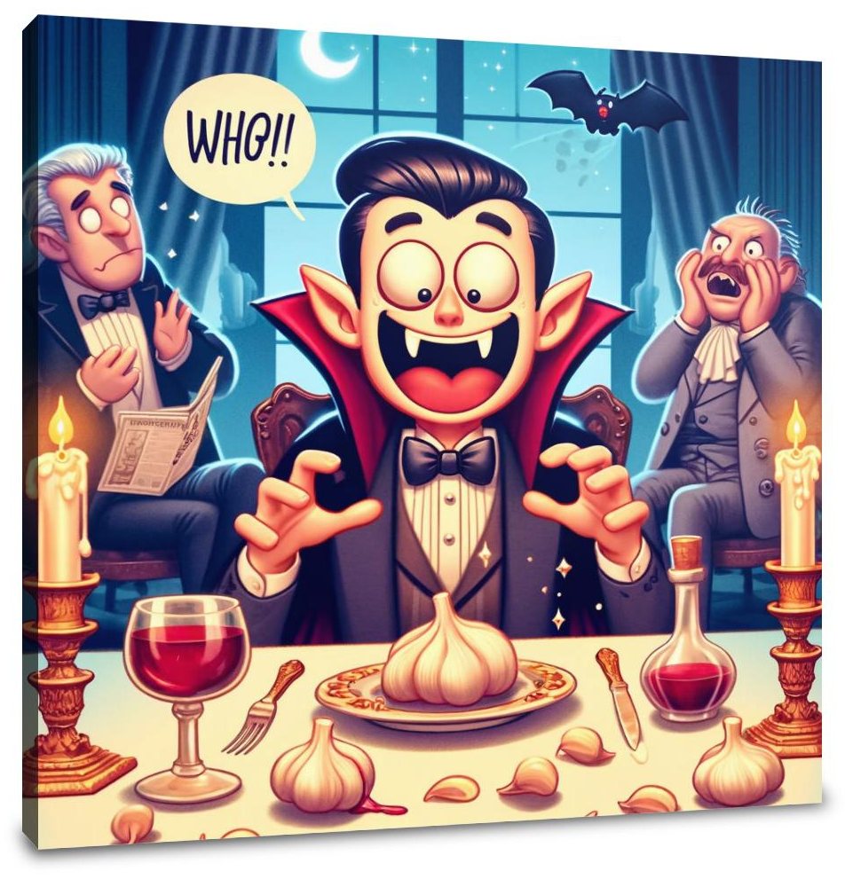 Garlic Gourmet Surprise Canvas