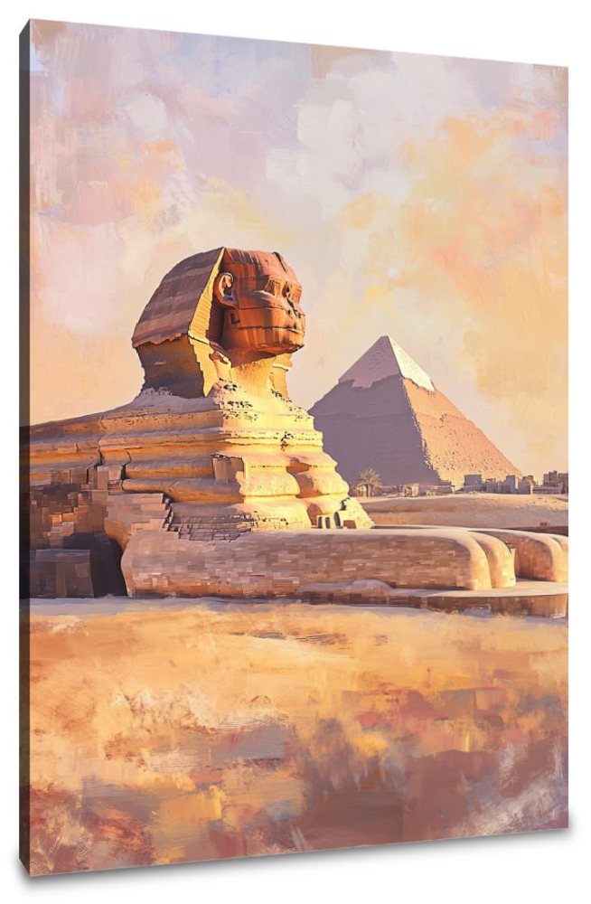 Giza Sunrise Canvas