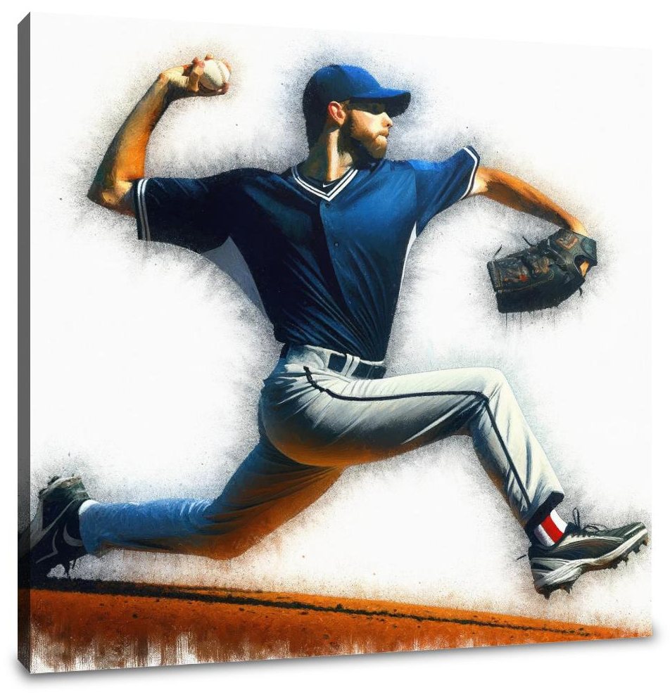 Pitcher's Moment Canvas