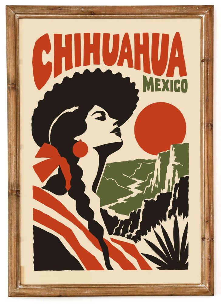 Chihuahua Mexico Travel Wall Art