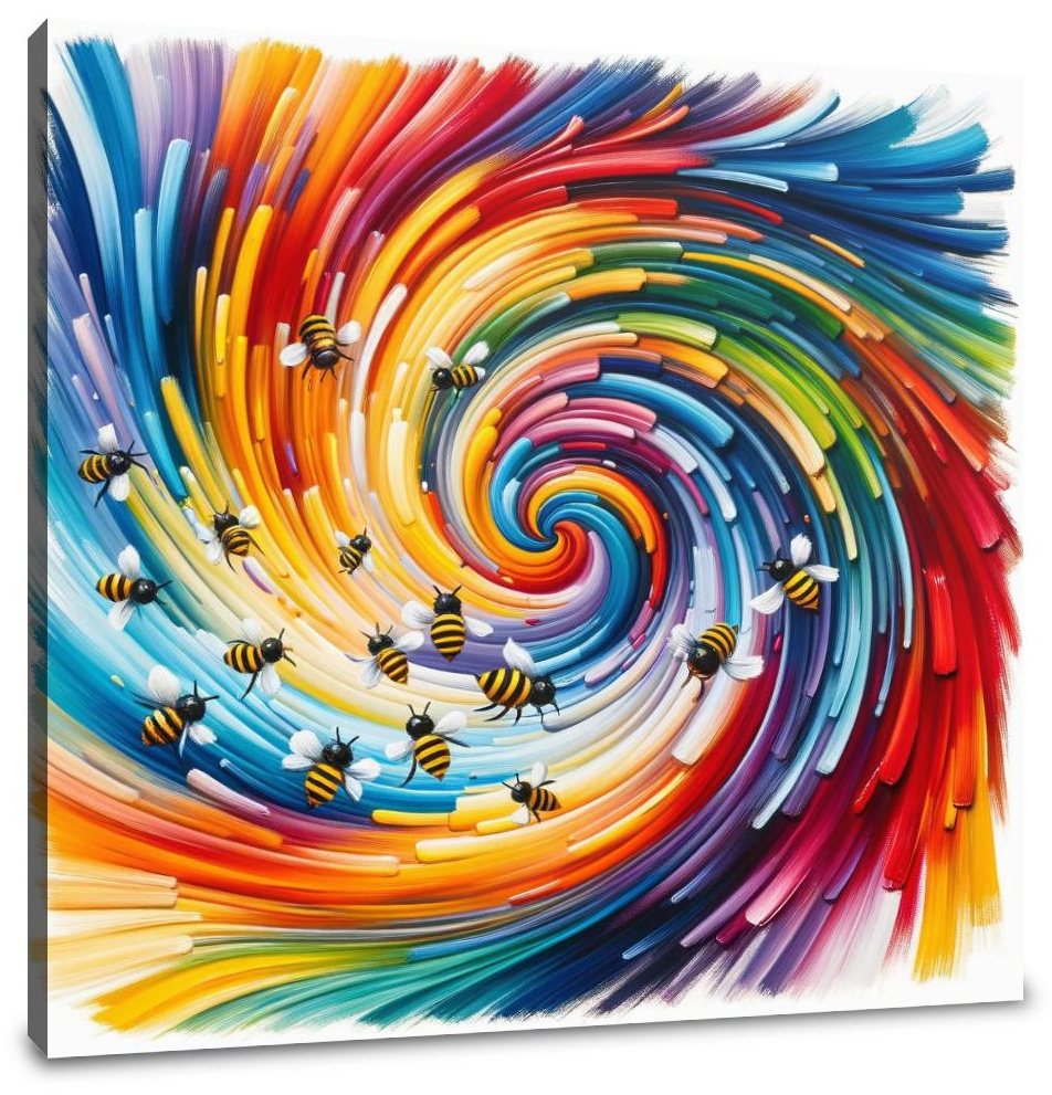 Bee Symphony Canvas