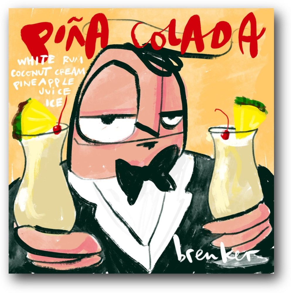 Pina colada . ICON