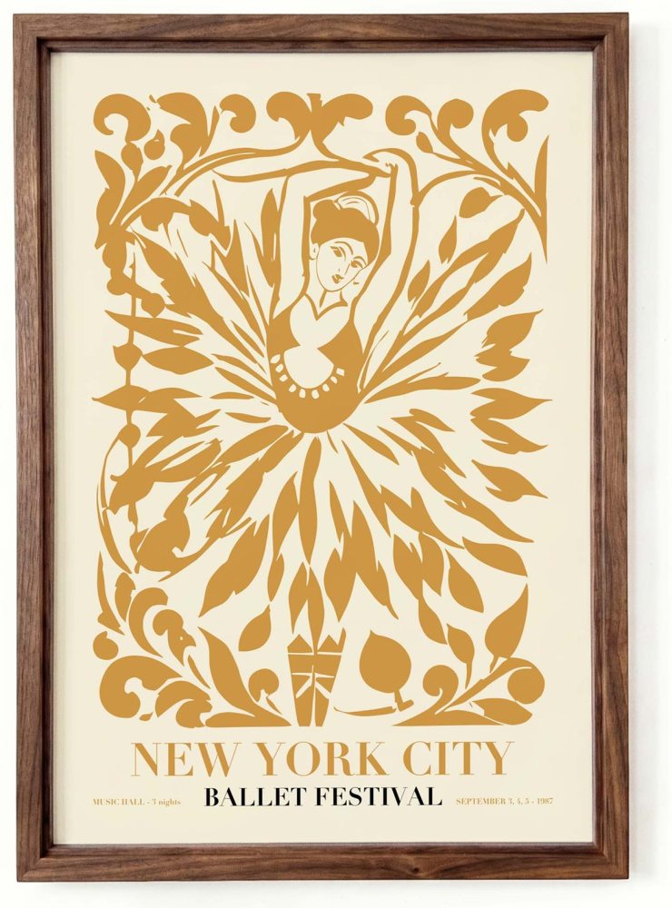 New York Ballet Festival Poster Print