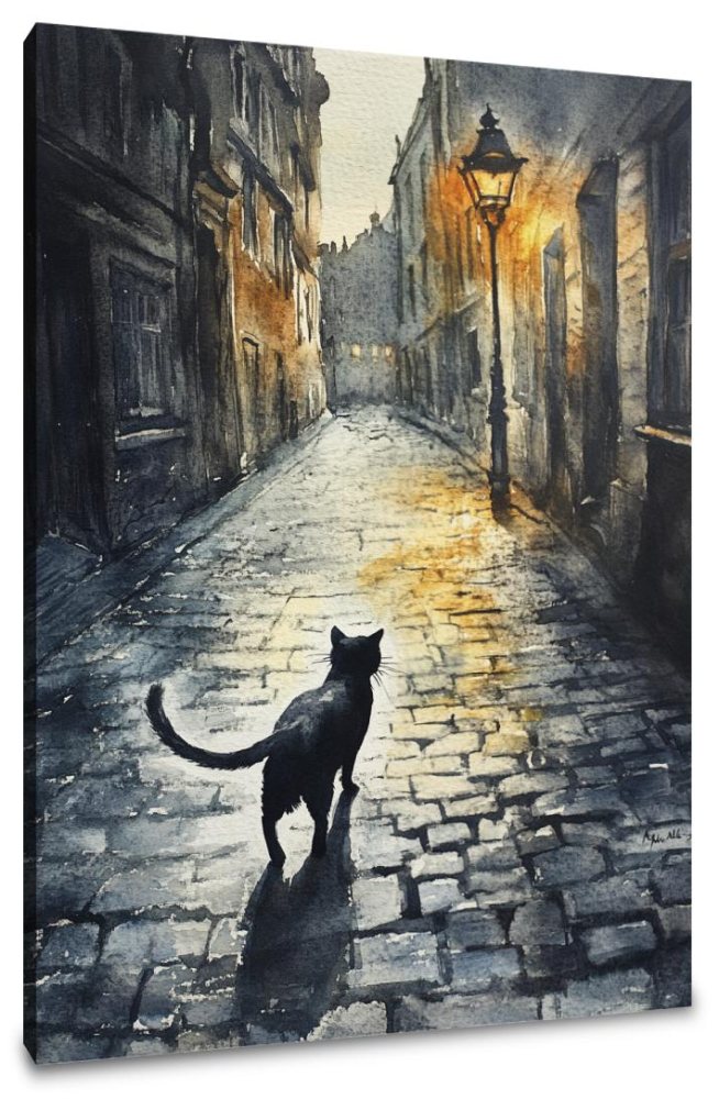 Nocturnal Stroll Canvas