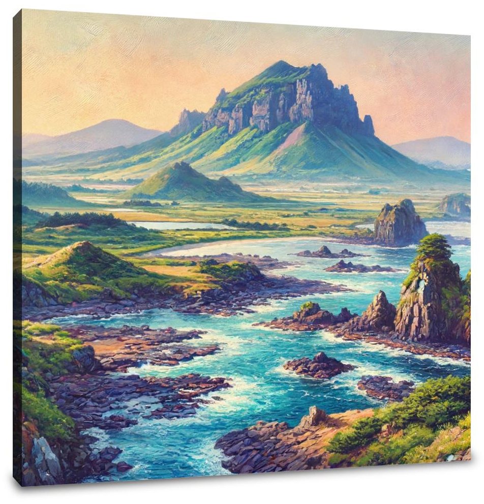 Jeju Island Beauty Canvas