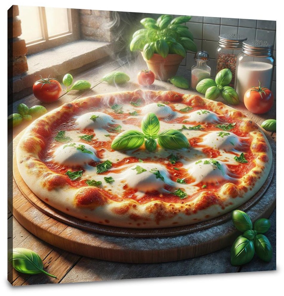 Pizzeria Margherita Canvas