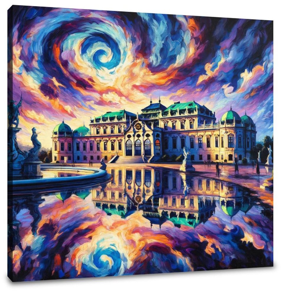 Expressionist Belvedere Canvas