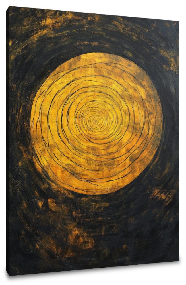 Spiralling Glow Canvas