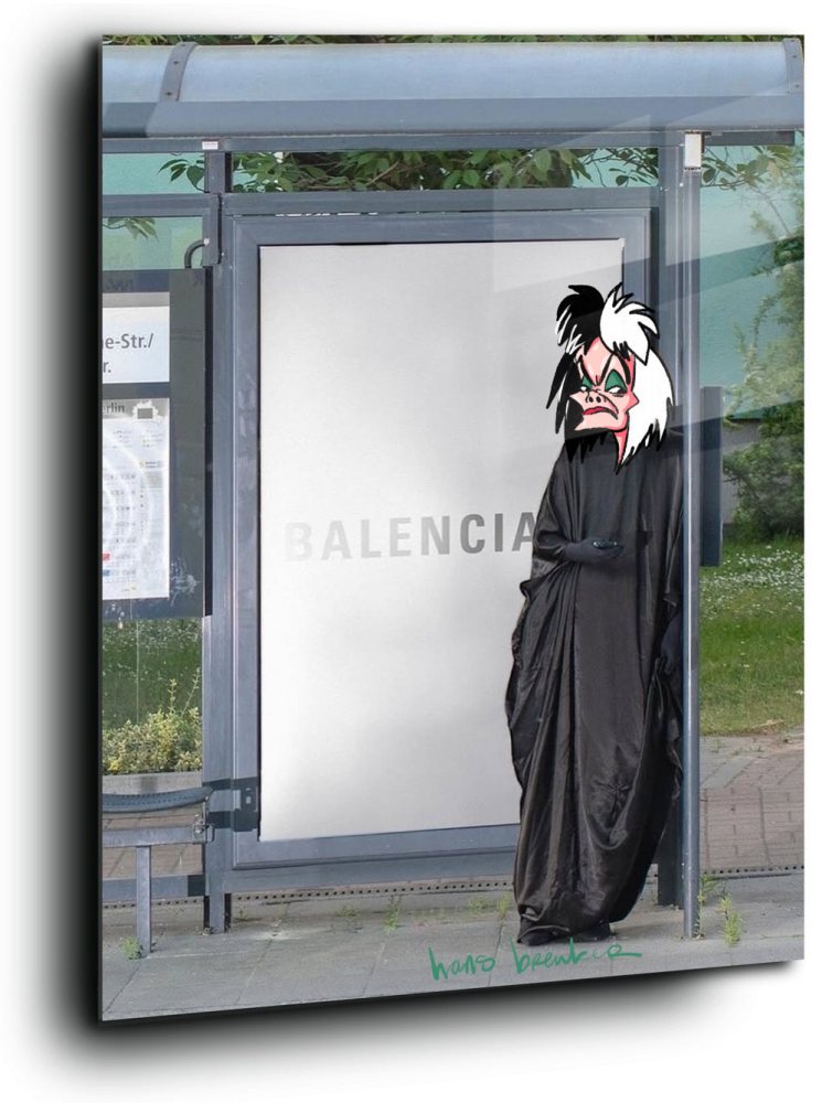 Bus stop balencia. Plexiglass 60 x 80 (20 x 30 in)