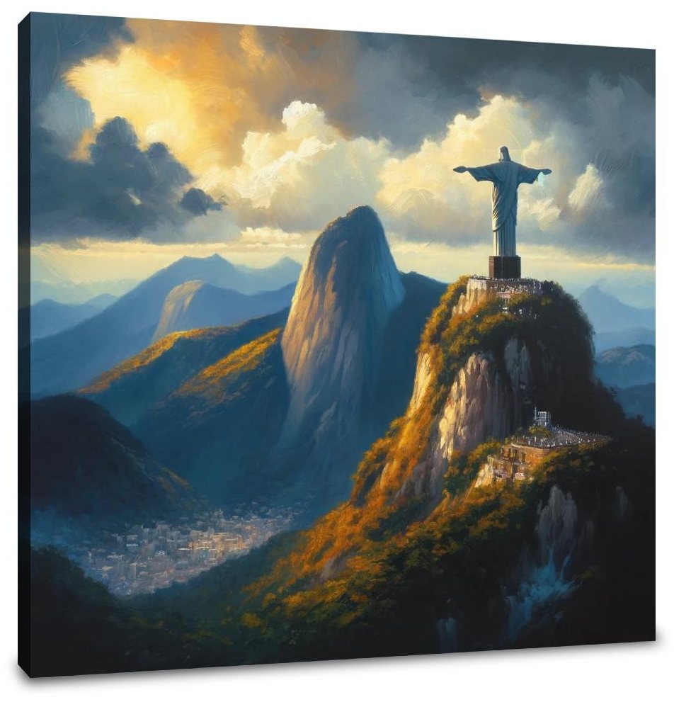 Corcovado Contrast Canvas