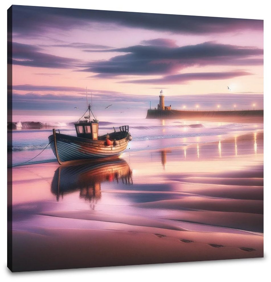 Newcastle Dusk Serenity Canvas