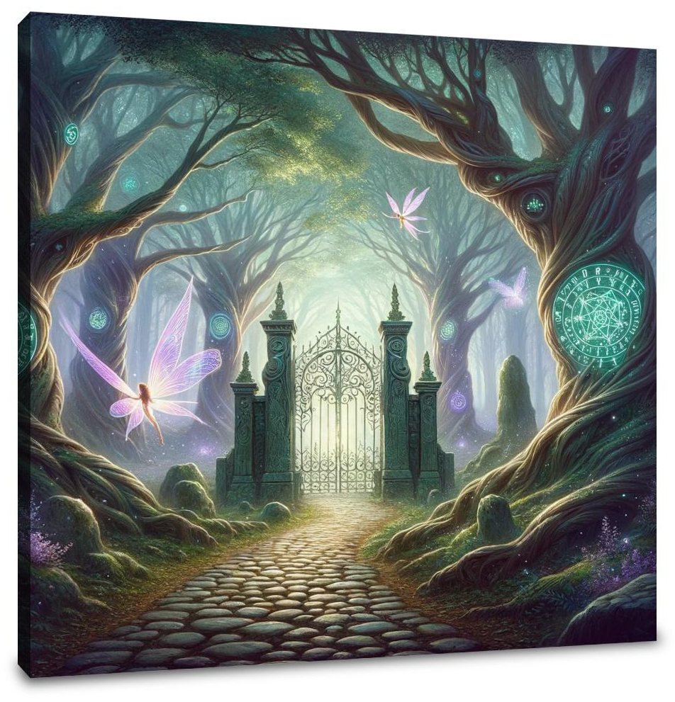 Enchanted Forest Gateway Canvas