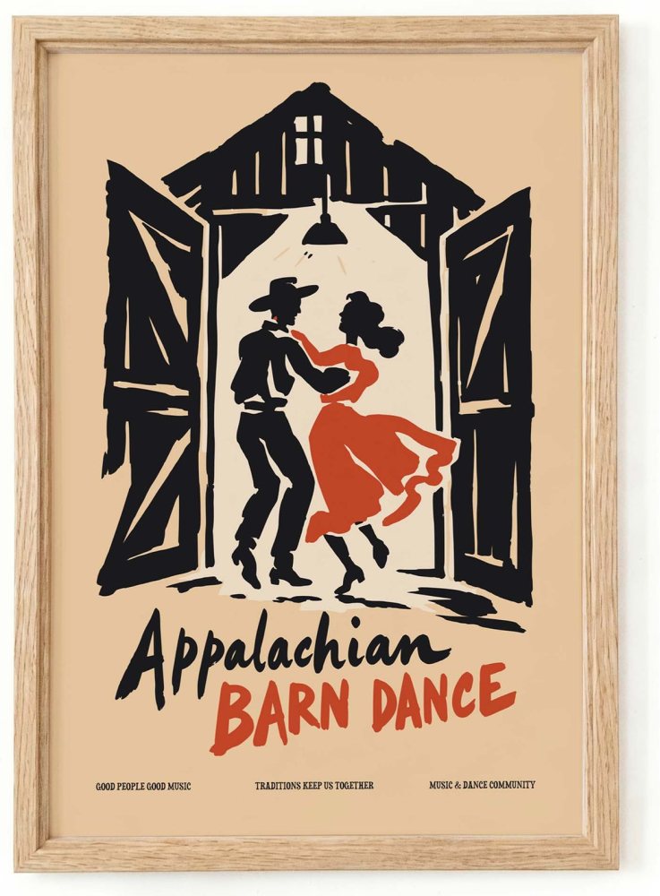 Appalachian Barn Dance Poster