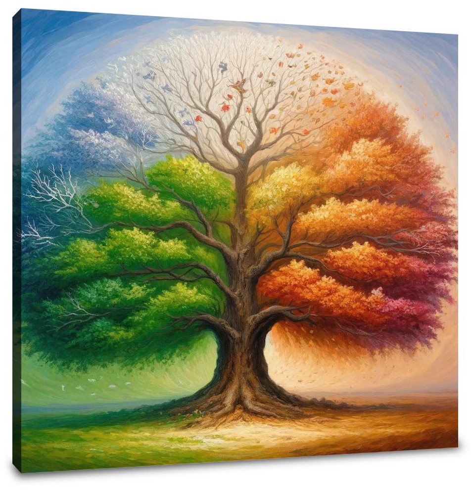 Seasons in Harmony Canvas