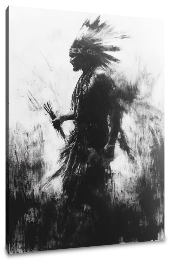Warrior Chief's Majesty Canvas