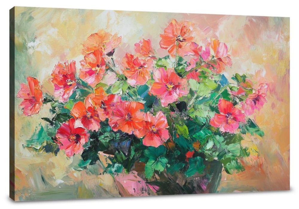 Geranium Reverie Canvas