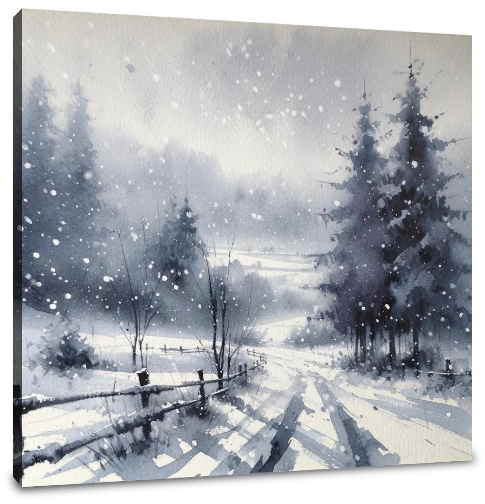 Whispering Winter Canvas