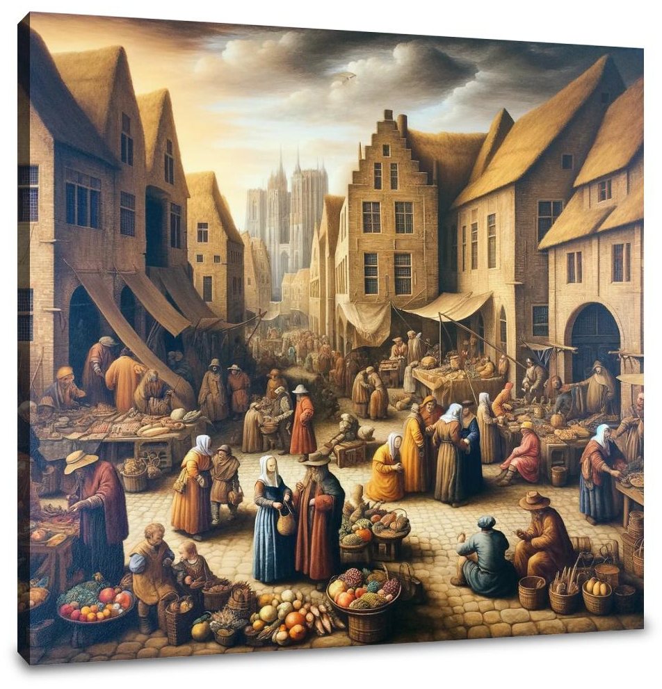 Market Day Canvas