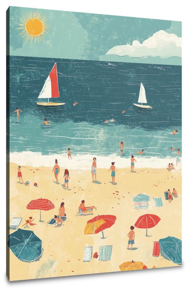 Beachside Daydream Canvas