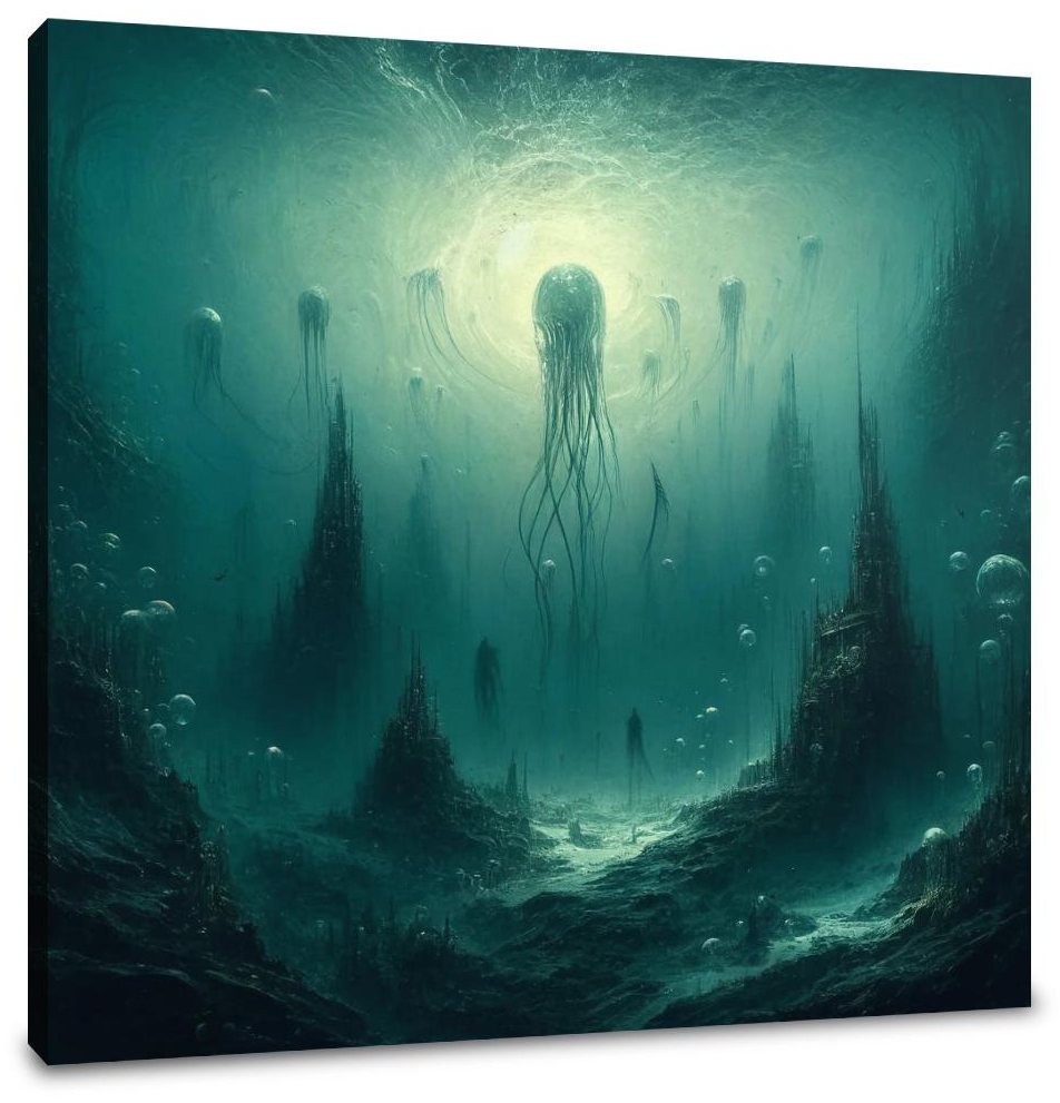 Whispers from the Abyss Canvas