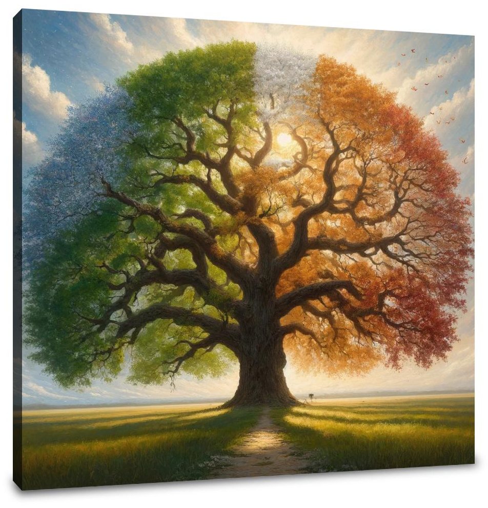 Timeless Oak Seasons Canvas