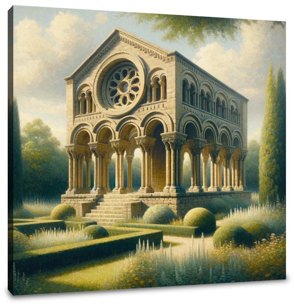 Romanesque Reverie Canvas
