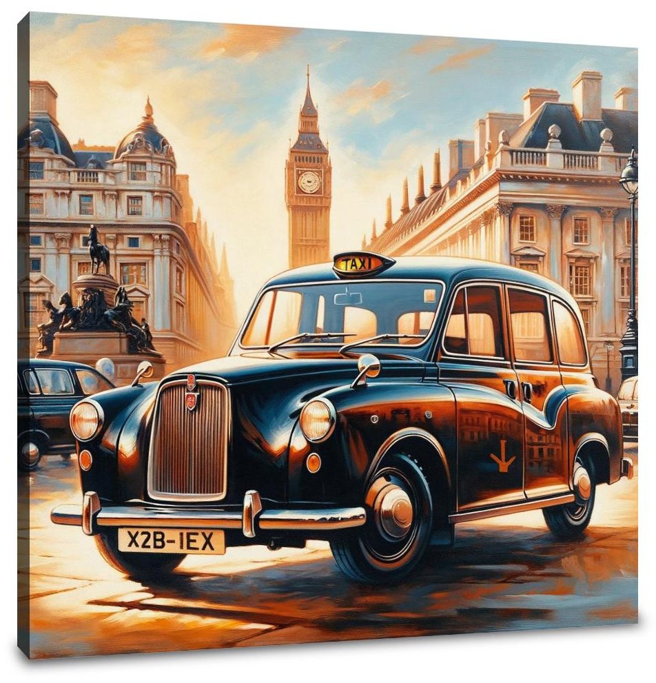 Timeless Journey London Taxi Canvas
