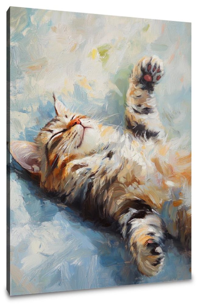 Catnap Stretch Canvas