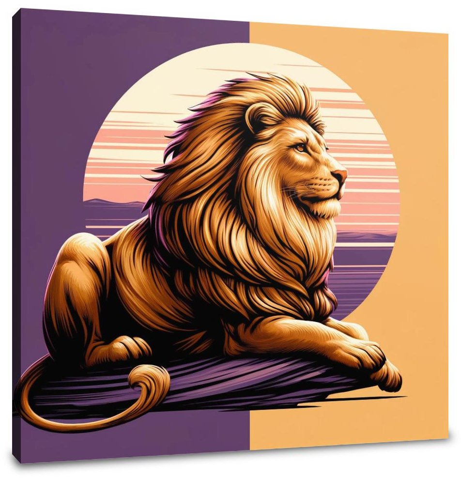 Regal Lion Canvas