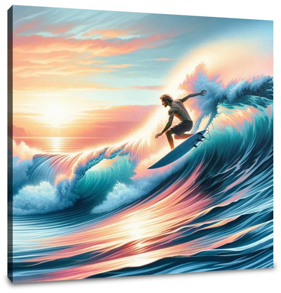 Sunrise Surf Canvas