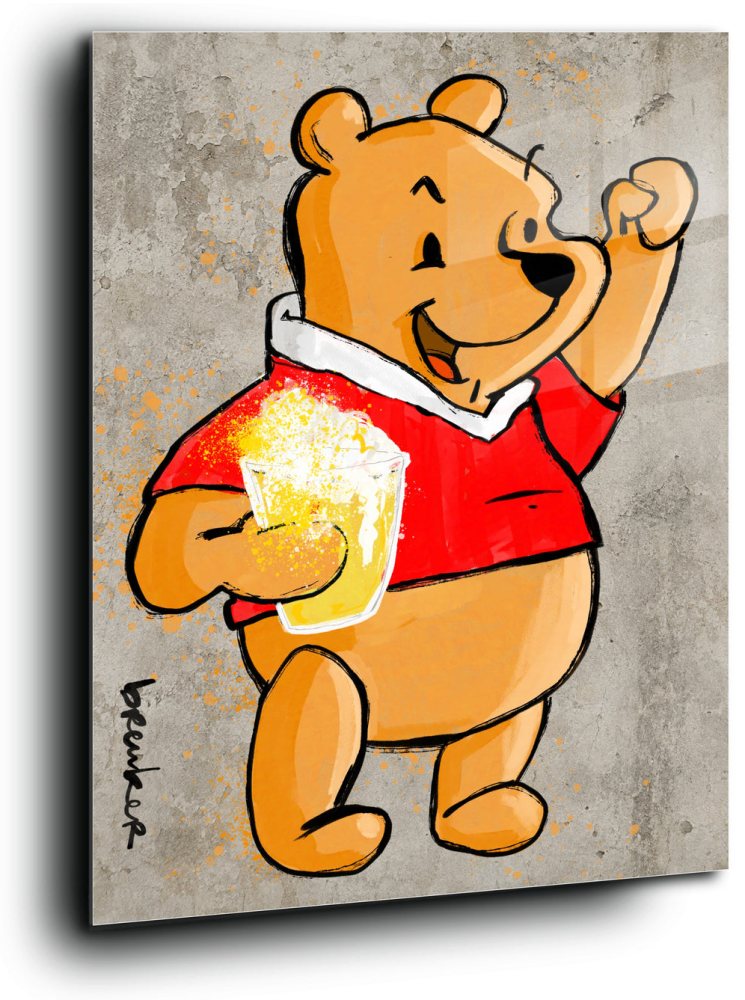 Winnie the pint at old trafford