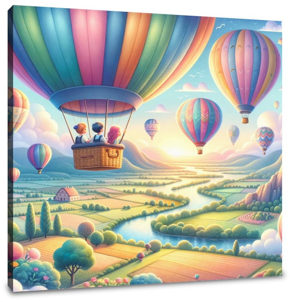 Balloon Adventure Canvas