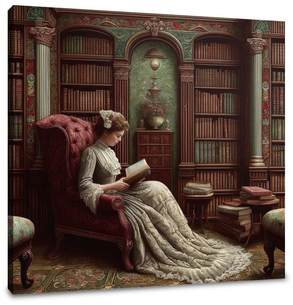 Literary Reverie Canvas