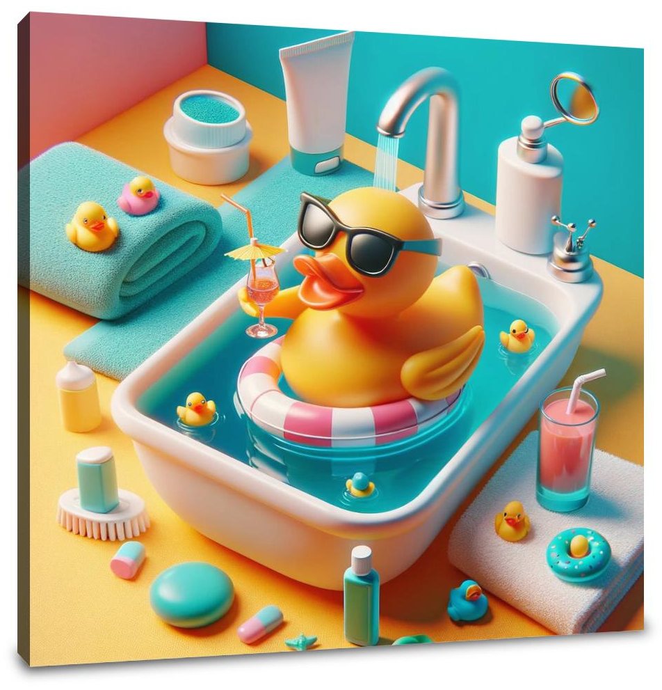 Duck's Day Off Canvas