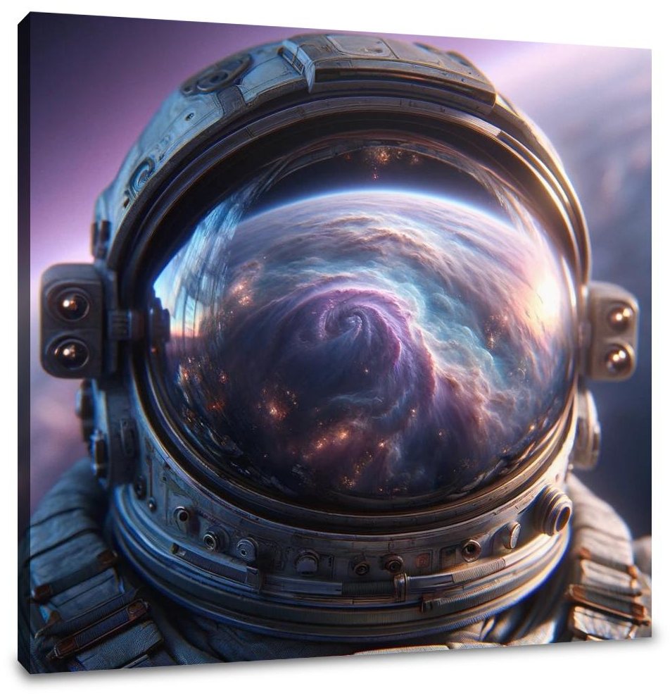 Cosmic Reflection Canvas