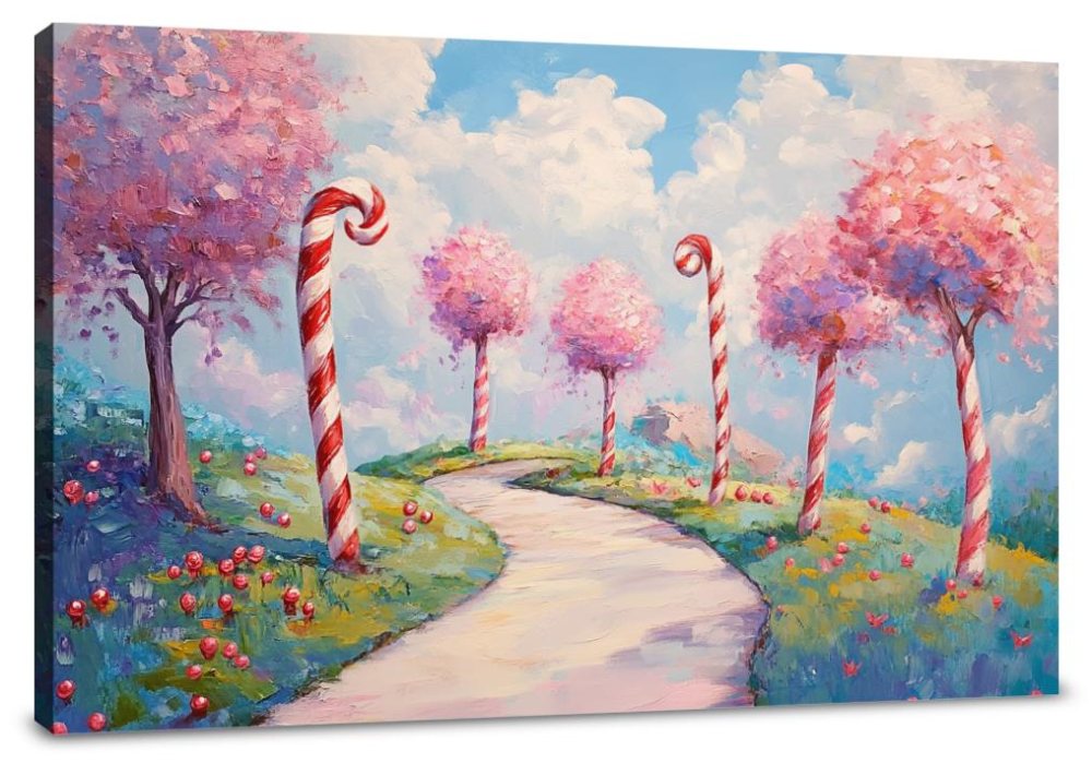 Candy Land Joyful Canvas