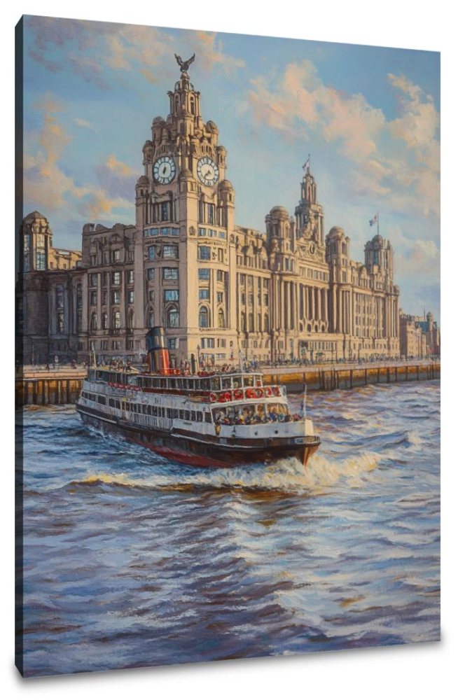 Liver Building Serenity Canvas