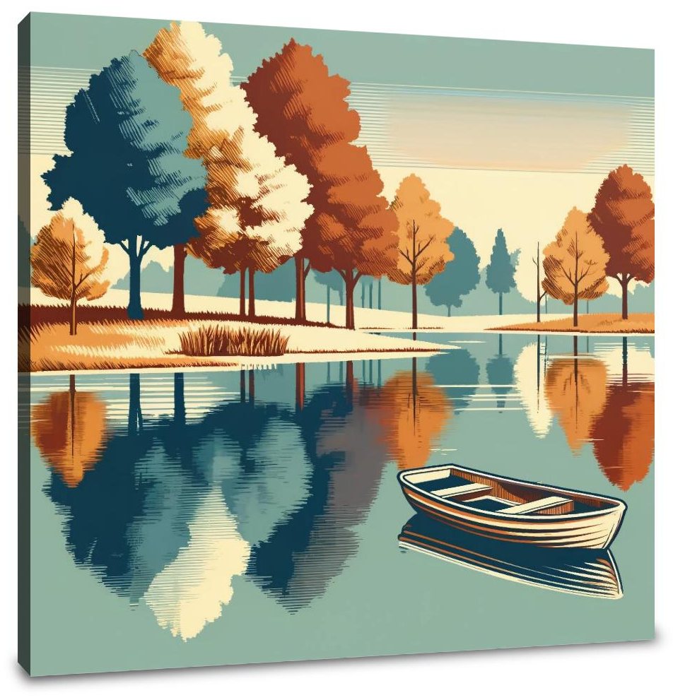 Autumn Reflection Canvas