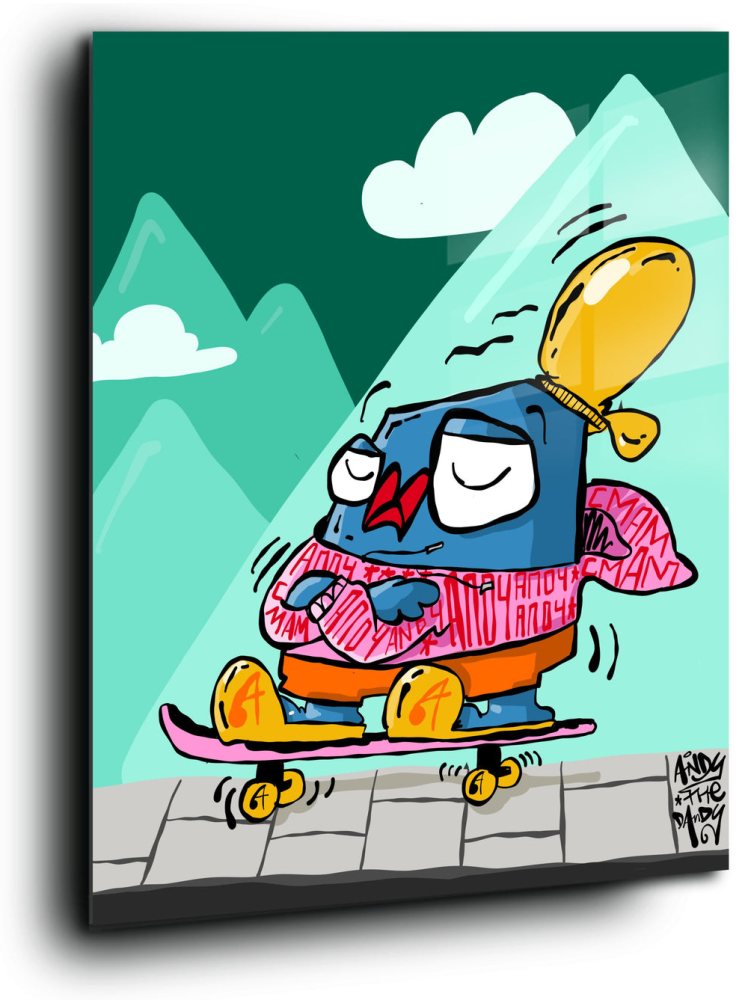 Skating with an air. Andy