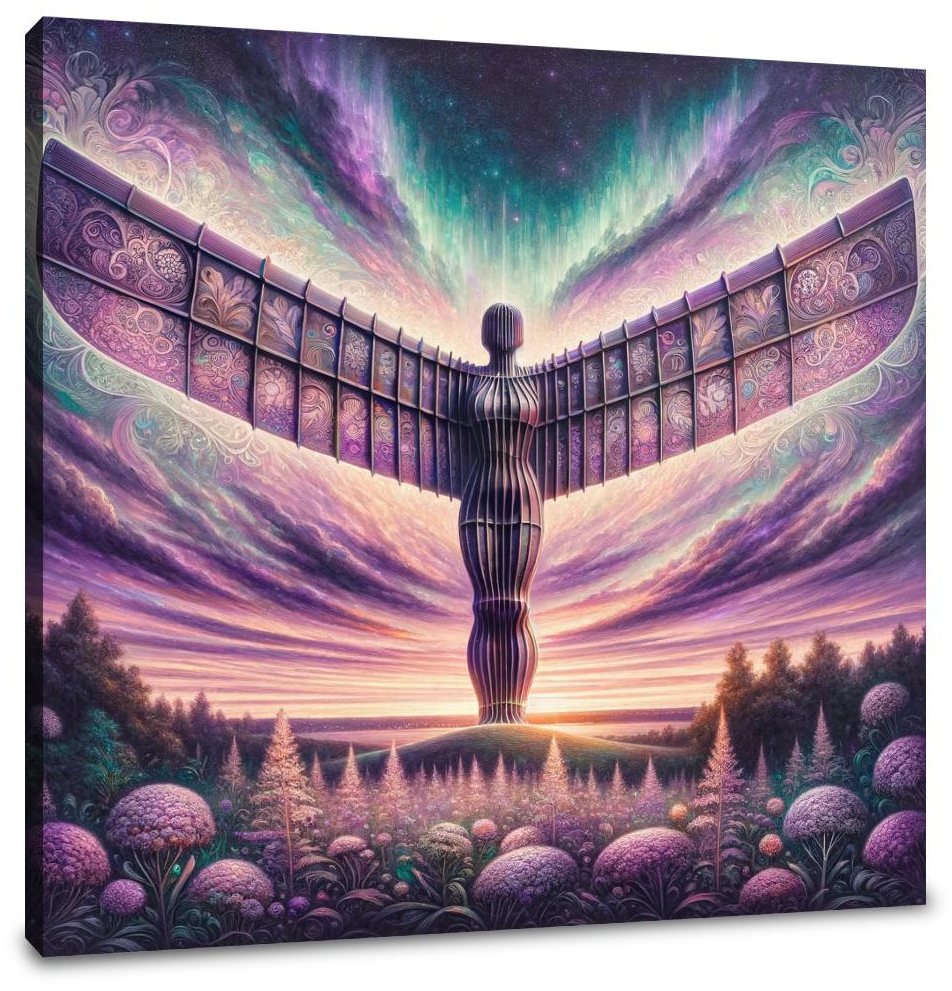 Twilight Angel's Grace at Newcastle Canvas