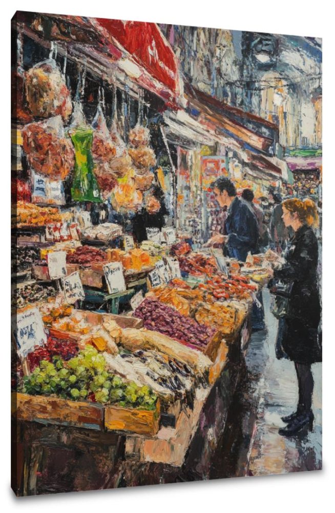 Victor Hugo Market Canvas