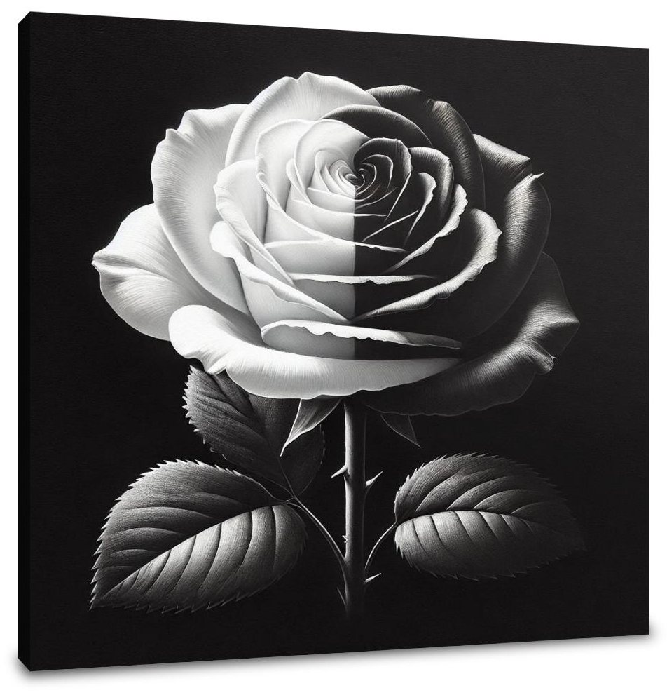 Duality Rose Canvas
