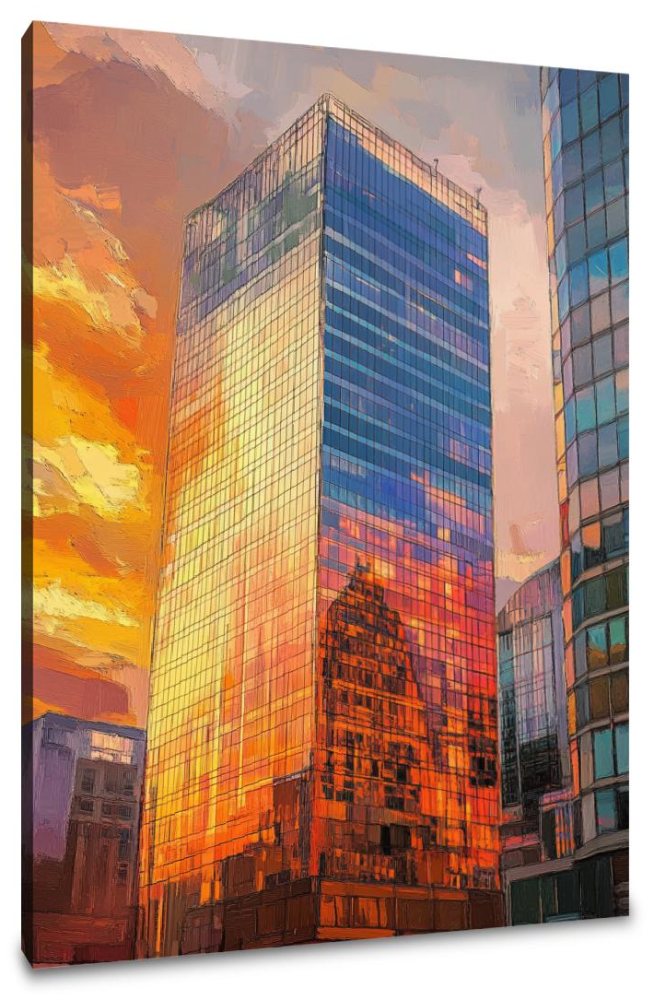 Canary Wharf Tower Canvas