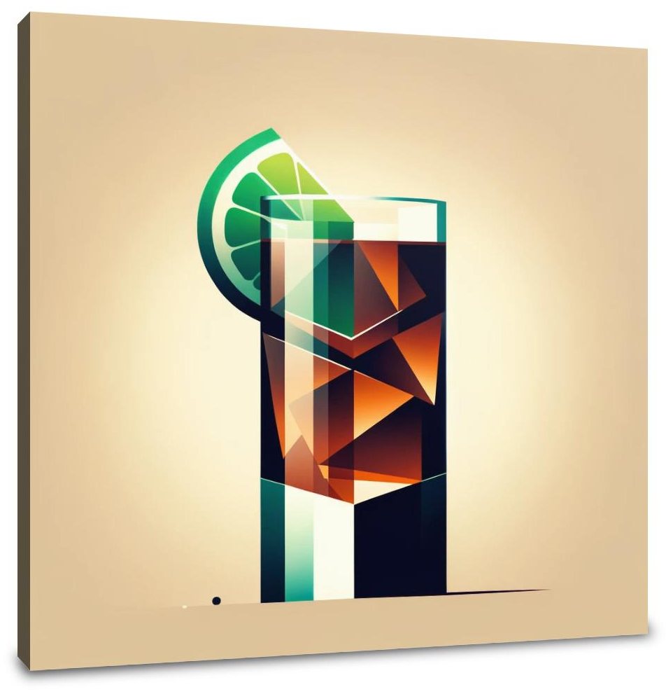 Modern Cuba Libre Canvas