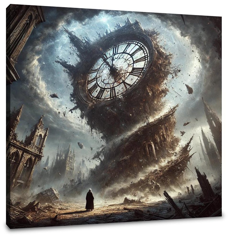 Fractured Time Canvas