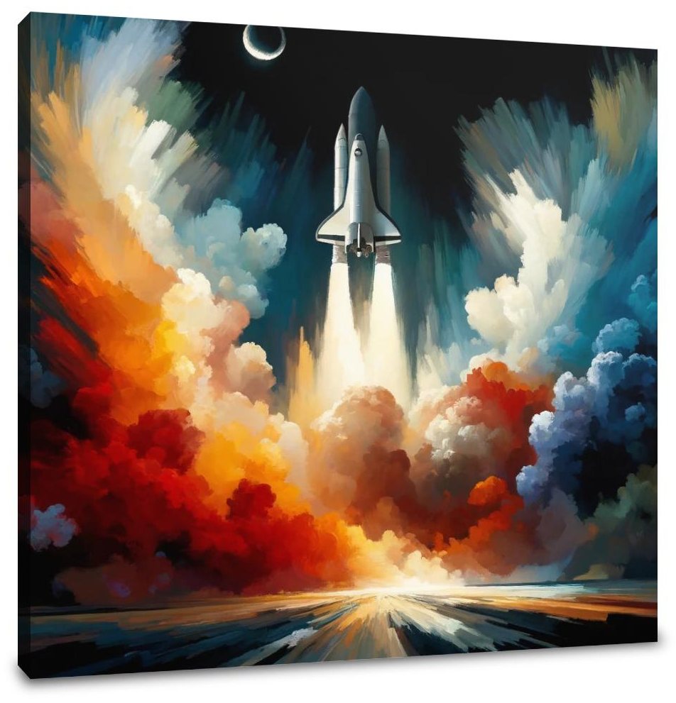 Cosmic Ascent Canvas