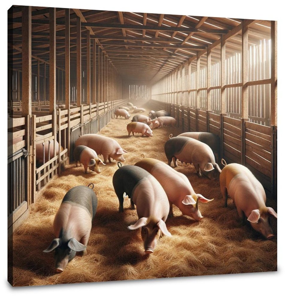 Pigsty Life Canvas