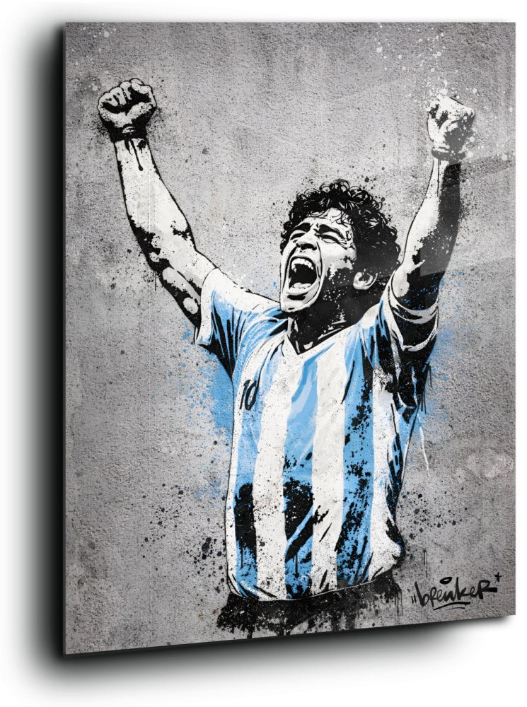 Argentinian Champion – Argentina Football Legend Wall Art | Hans Breuker