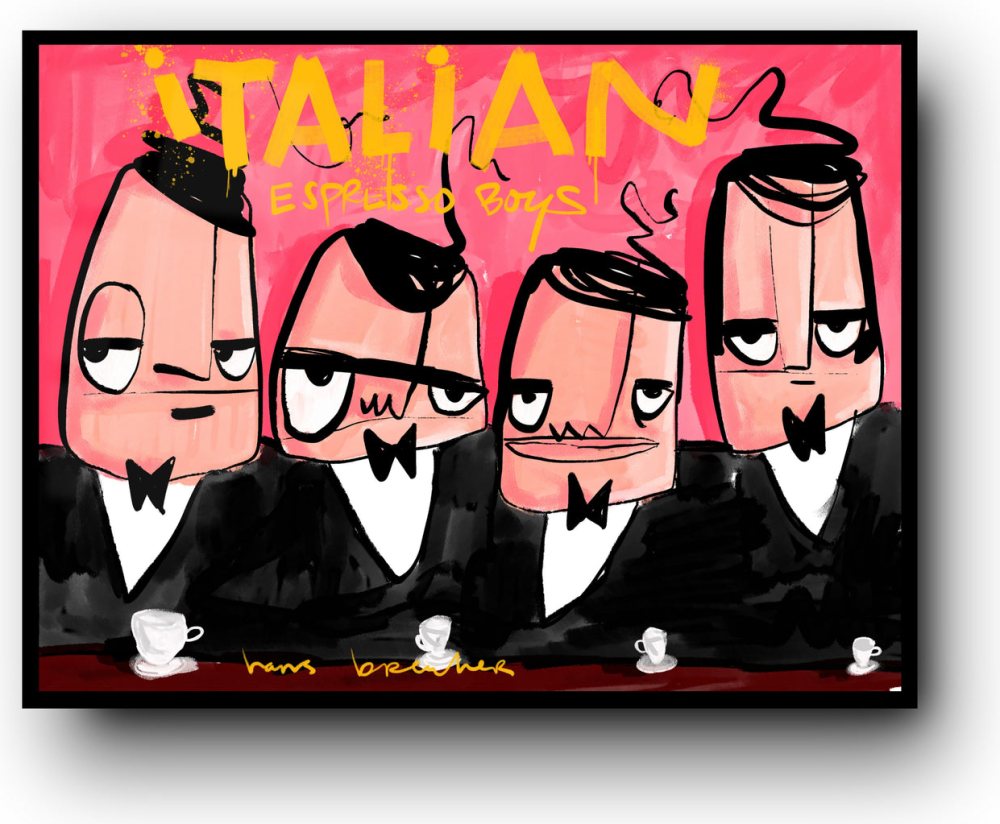 Italian espresso boys. On sale March 1st